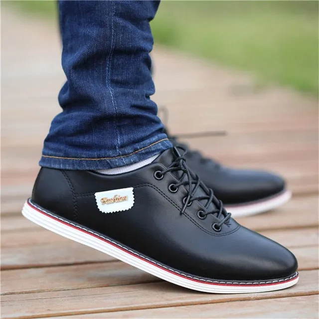 Italian Tennis Walking Loafer Shoes