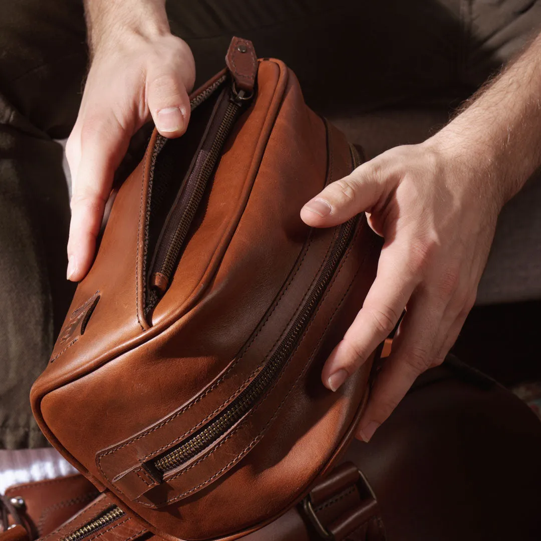 Jefferson Leather Dopp Kit | Elderwood