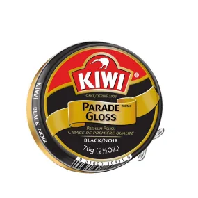Kiwi Black Parade Gloss 2 1-2 oz. Shoe Polish, (5 Per Pack)