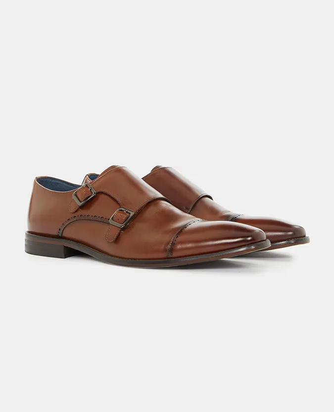 Leather Monk Strap Brogue