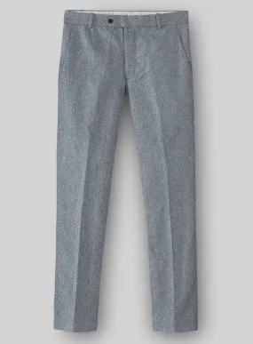 Light Blue Denim Tweed Pants