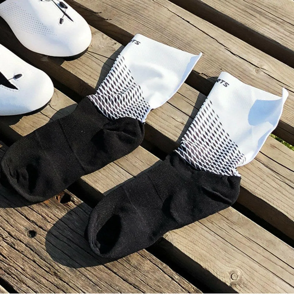 Men Women Cycling Socks Anti-Slip Wearproof Breathable Running Hiking Sports Outdoors Athletic Compression Socks