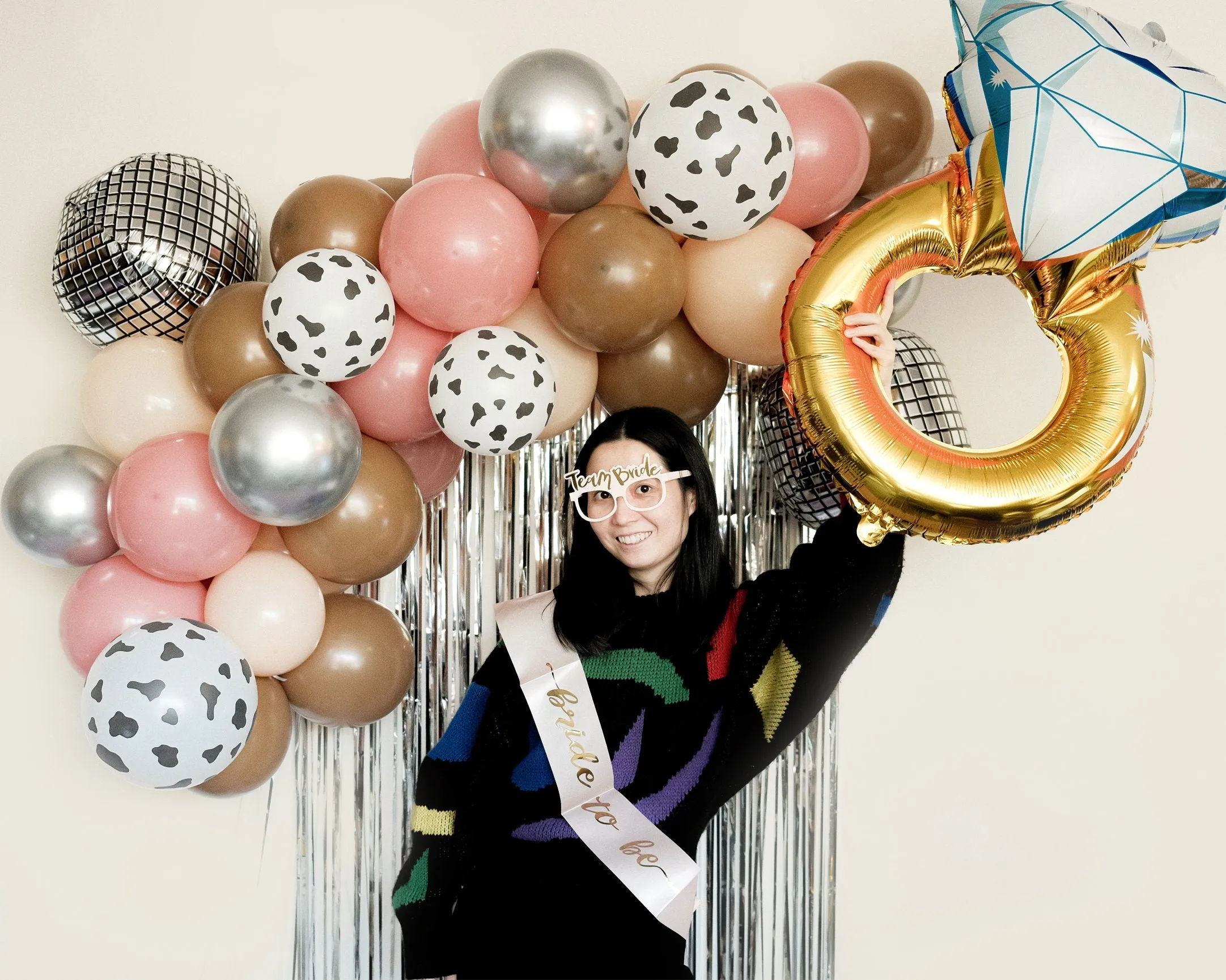 Nashville bachelorette theme balloon garland DIY kit