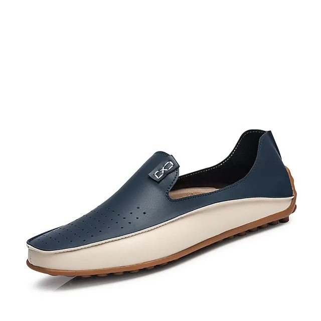 New Slip Casual Driving Shoes Wide 2020 Business  Sneaker Male