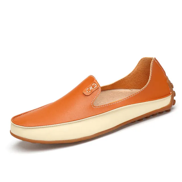 New Slip Casual Driving Shoes Wide 2020 Business  Sneaker Male