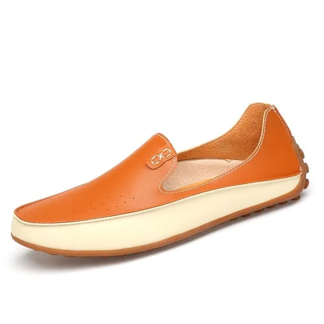 New Slip Casual Driving Shoes Wide 2020 Business  Sneaker Male