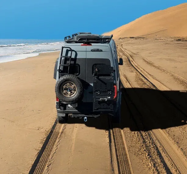 Owl Vans Explorer Ladder   Tire Carrier for 2019-Present Sprinter Van