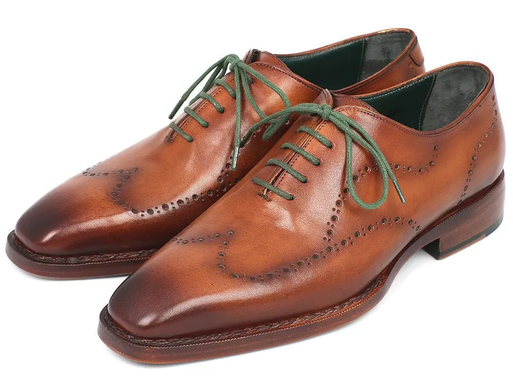 Paul Parkman Men's Camel Brown Oxford