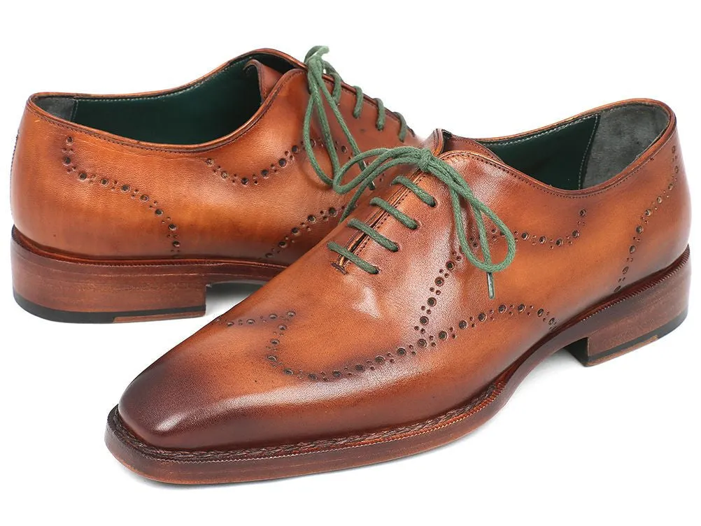 Paul Parkman Men's Camel Brown Oxford