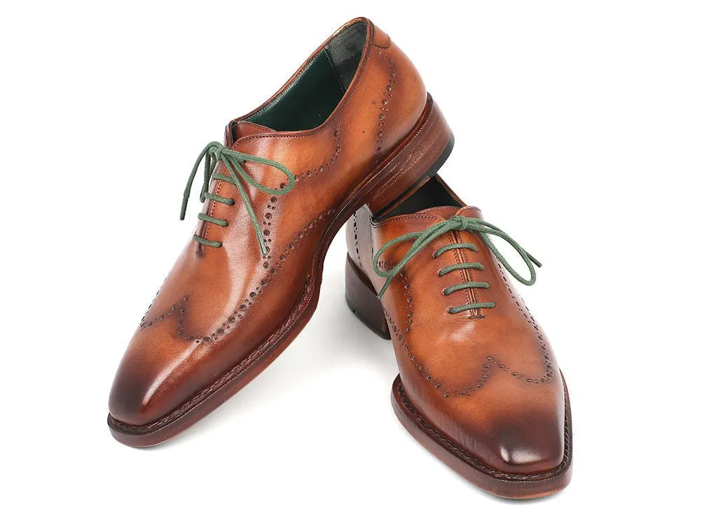 Paul Parkman Men's Camel Brown Oxford