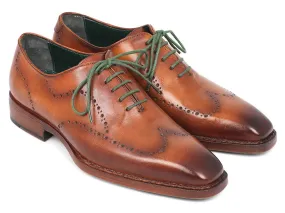 Paul Parkman Men's Camel Brown Oxford