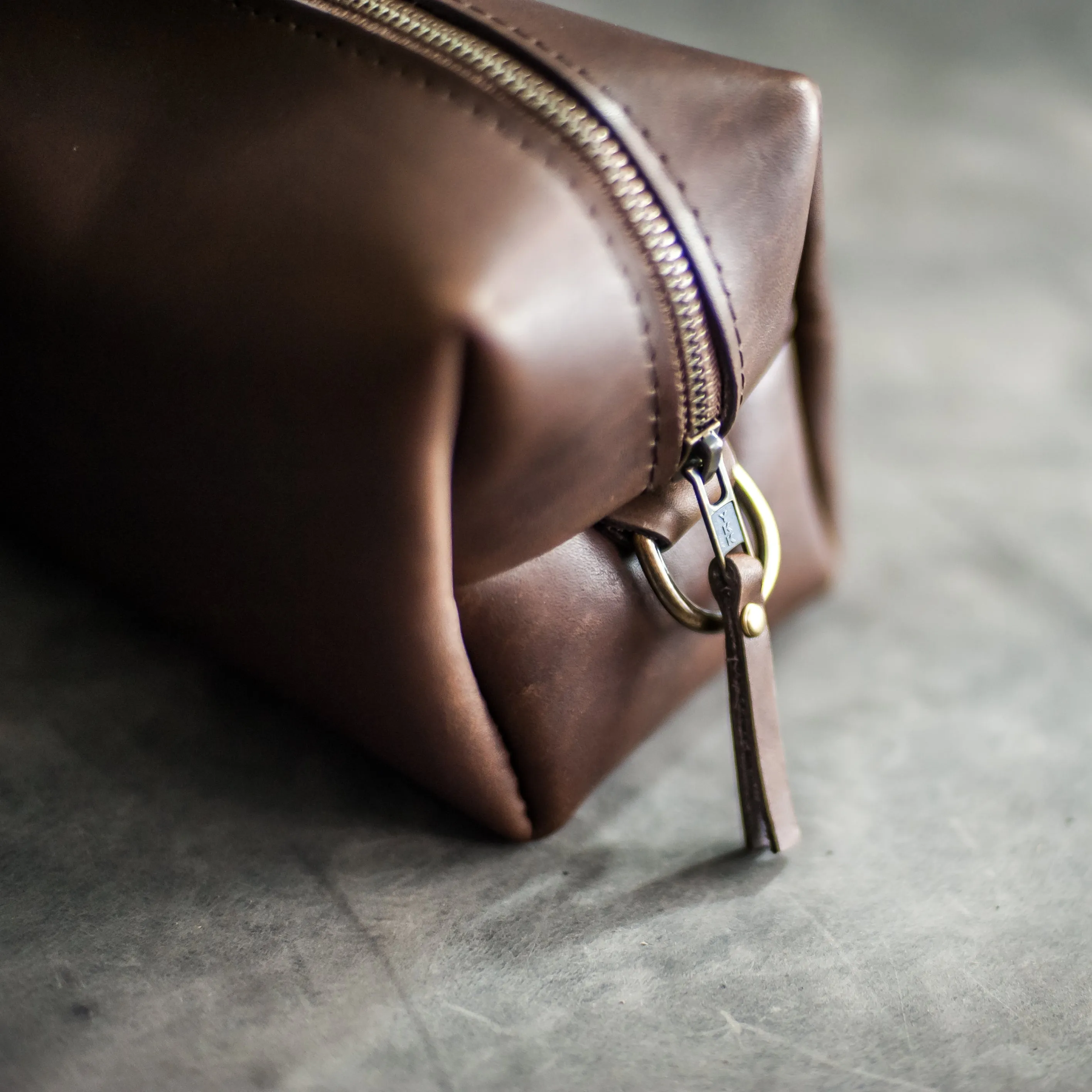 Personalized Leather Dopp Kit