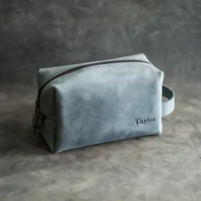Personalized Leather Dopp Kit