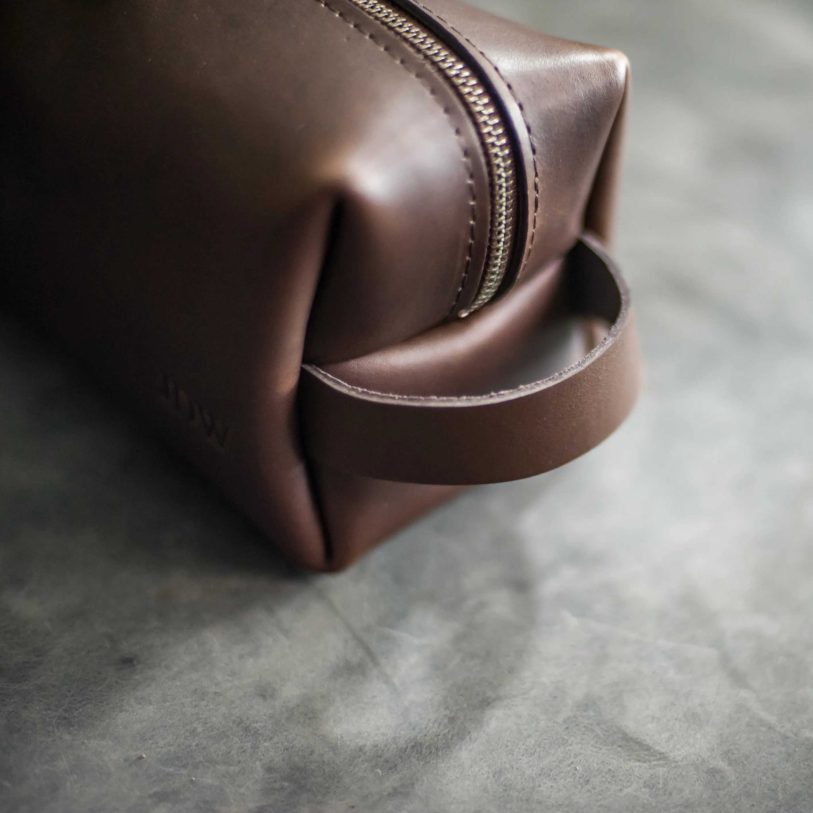 Personalized Leather Dopp Kit
