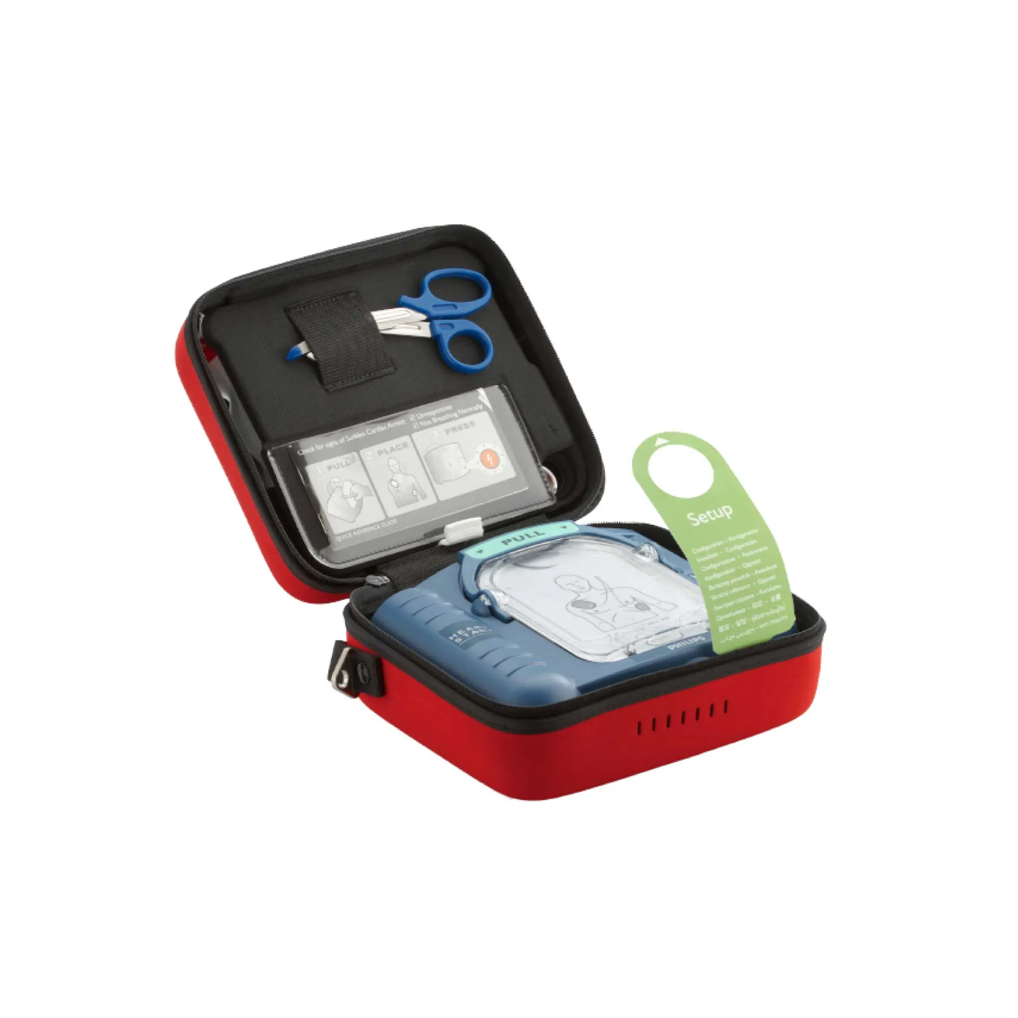 Phillips HeartStart HS1 AED Defibrillator   Carry Case Automatic Heart Starter