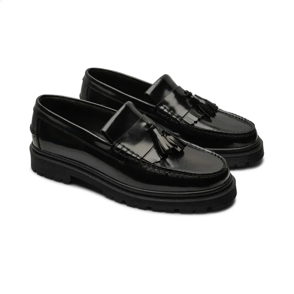 Playboy Florida Polido leather Black polido shoe