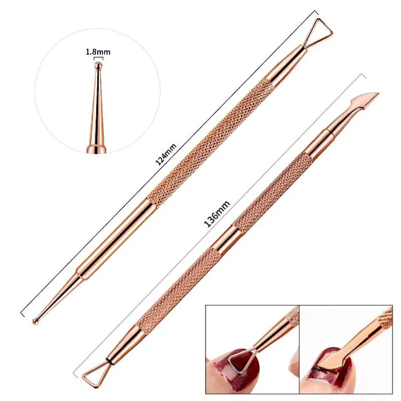 Rose Gold Peeler Scraper Gel Nail Polish