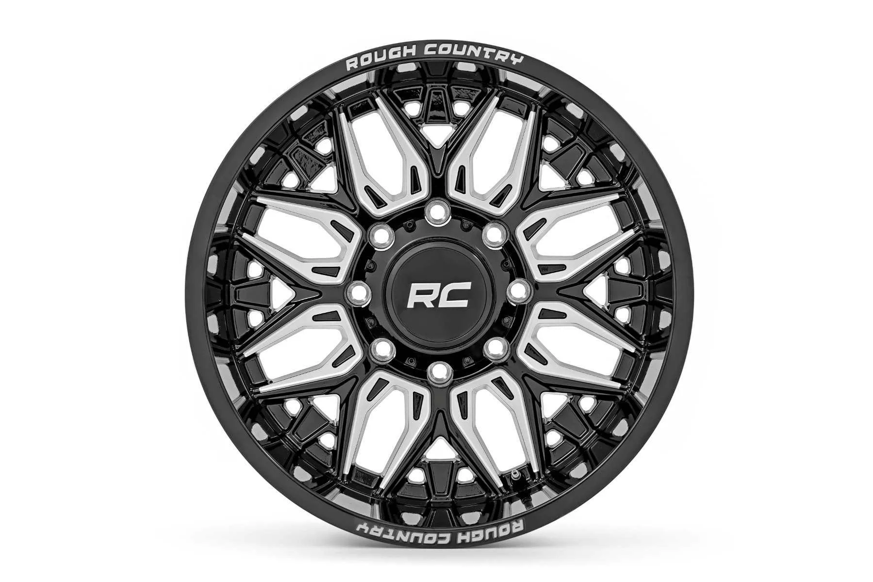 Rough Country 35X12.50R20 Tires & Rough Country 86 Series Wheels Package | 2022-2025 Toyota Tundra