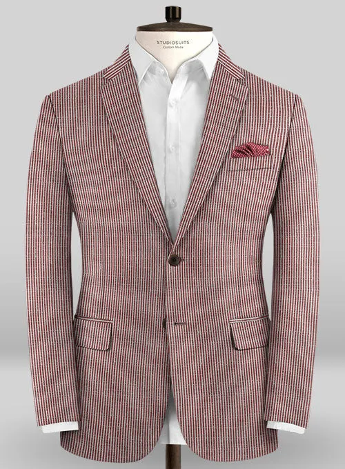 Scabal Taormina Lexi Red Wool Jacket