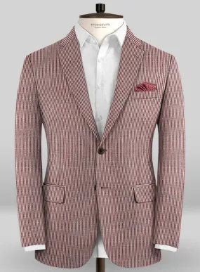 Scabal Taormina Lexi Red Wool Jacket