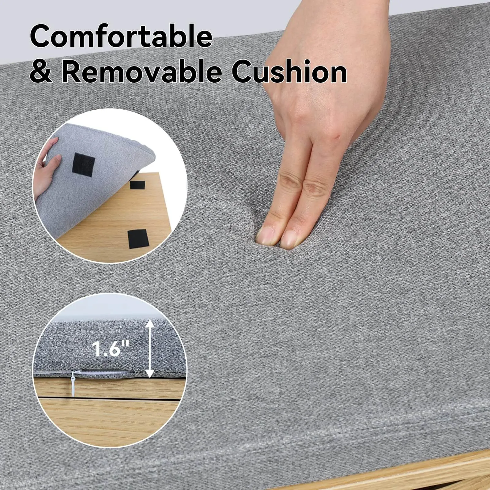 Shoe Storage Bench with Lift Top for Entryway IF032
