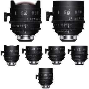 Sigma T1.5/T2 Cine FF High-Speed Art Prime 5-Lens Set
