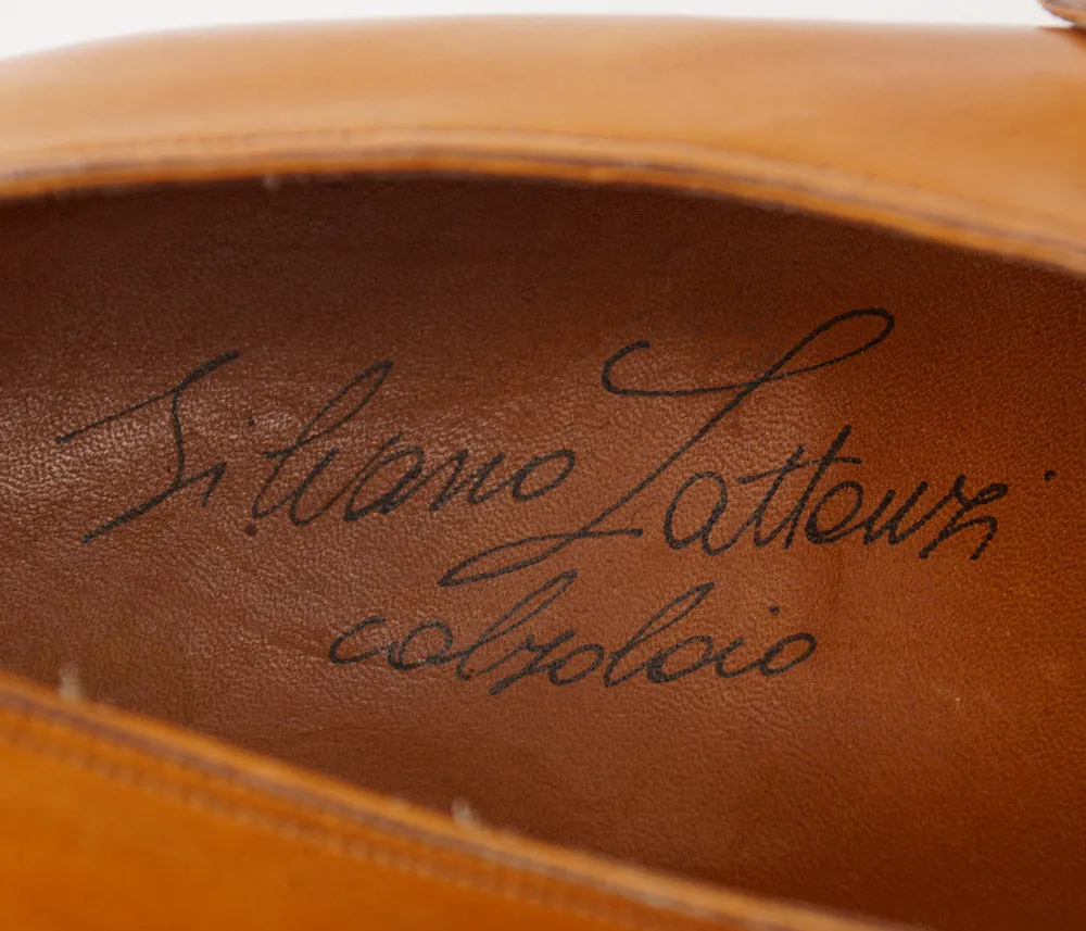 Silvano Lattanzi Monk Strap in Golden Tan