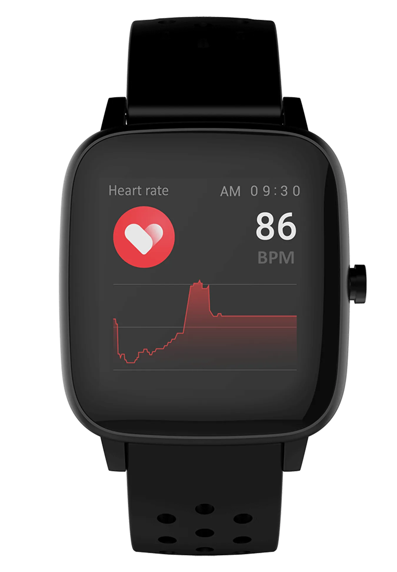 Smartwatch with Dynamic Heart Rate, Temperature, Blood Oxygen, and Blood Pressure Monitor