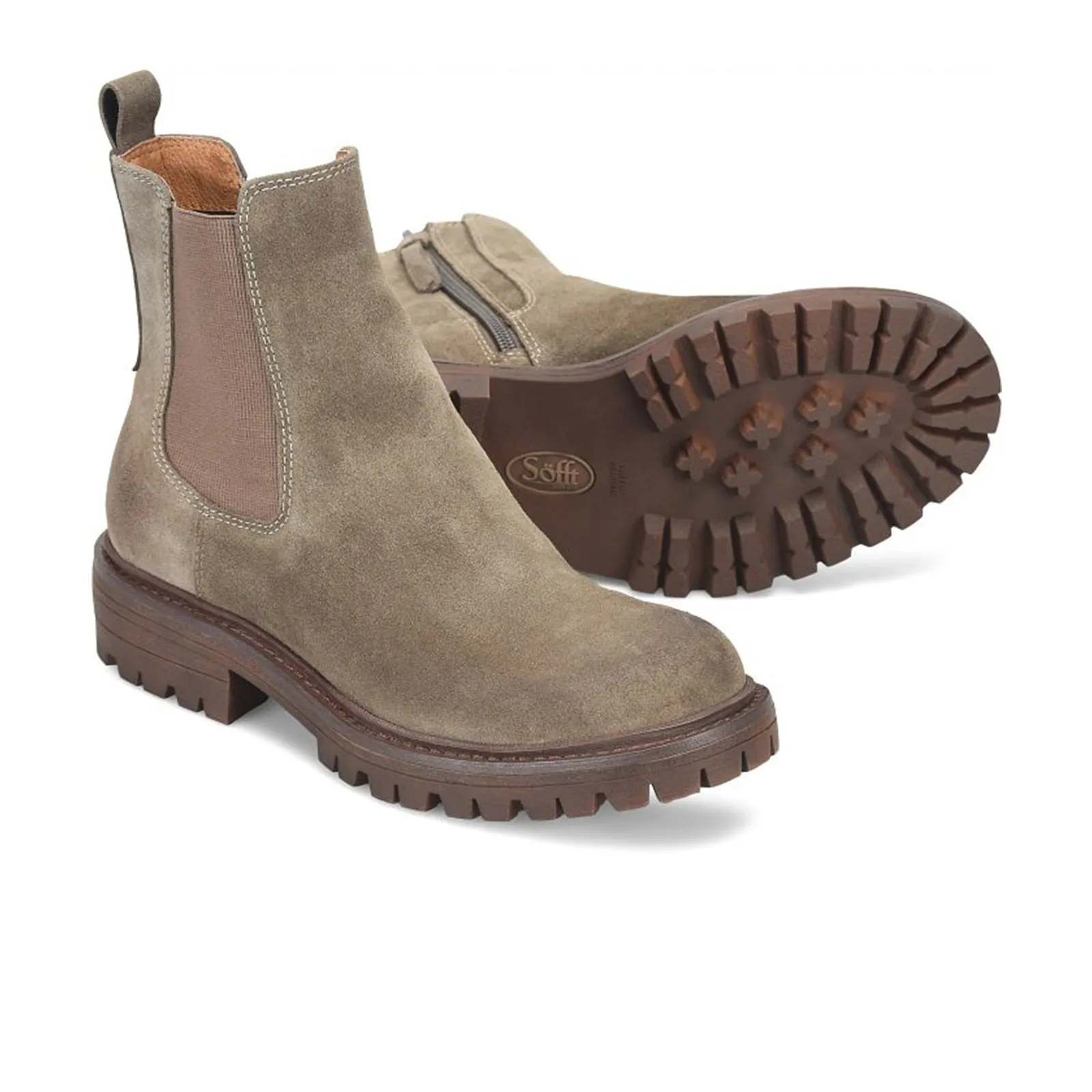 Sofft Amanda Ankle Boot (Women) - Dark Taupe