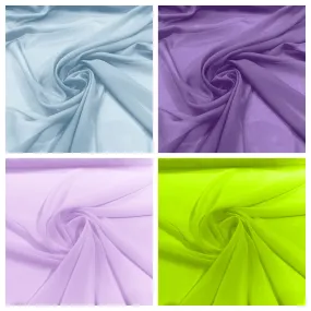 SOLID CHIFFON (by the yard)