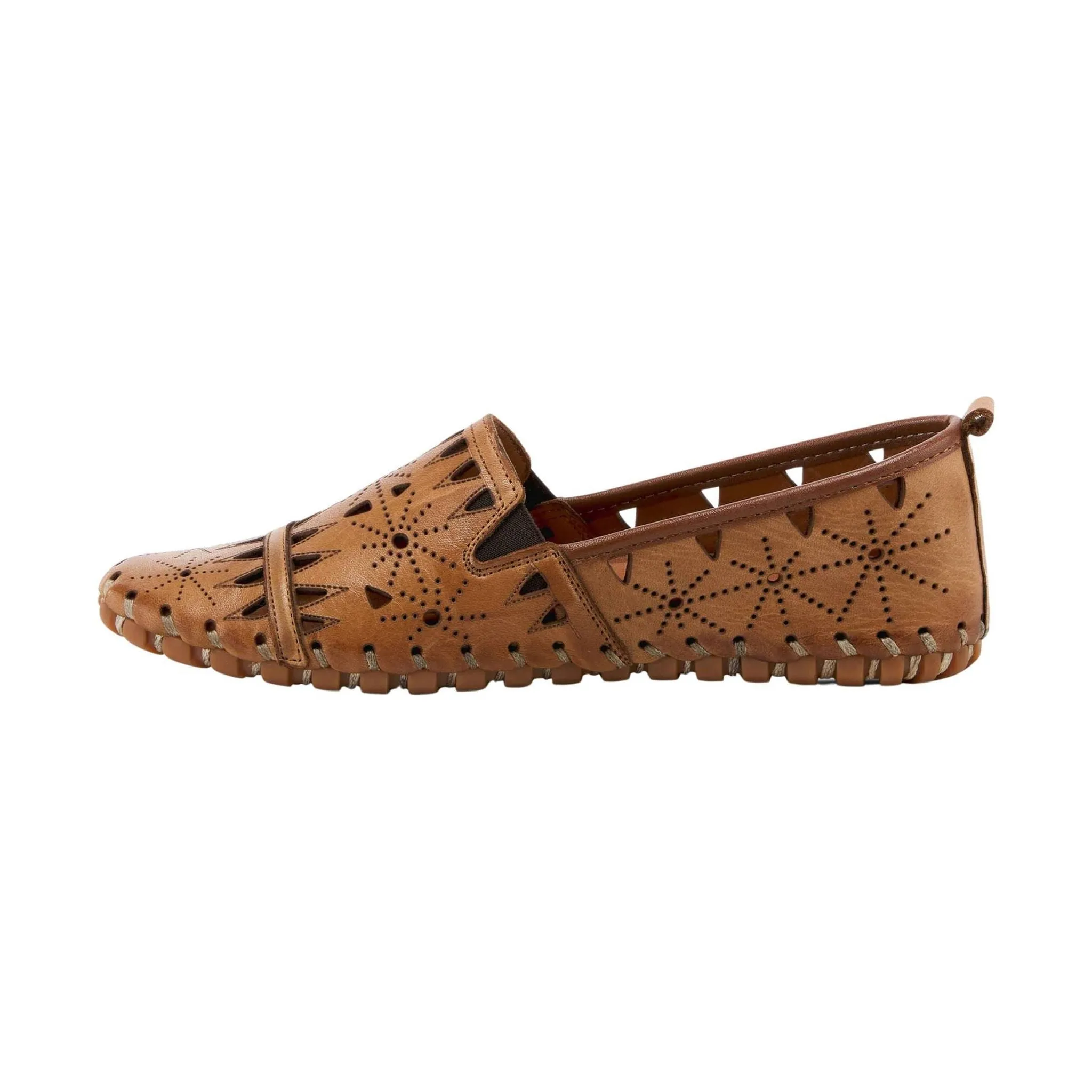 Spring Step Women's Fusaro Loafer Shoes - Brown