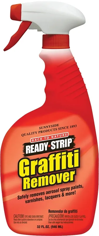 Sunnyside 68932 Graffiti Remover, Liquid, Mild, 32 oz, Can :QUART: QUANTITY: 6