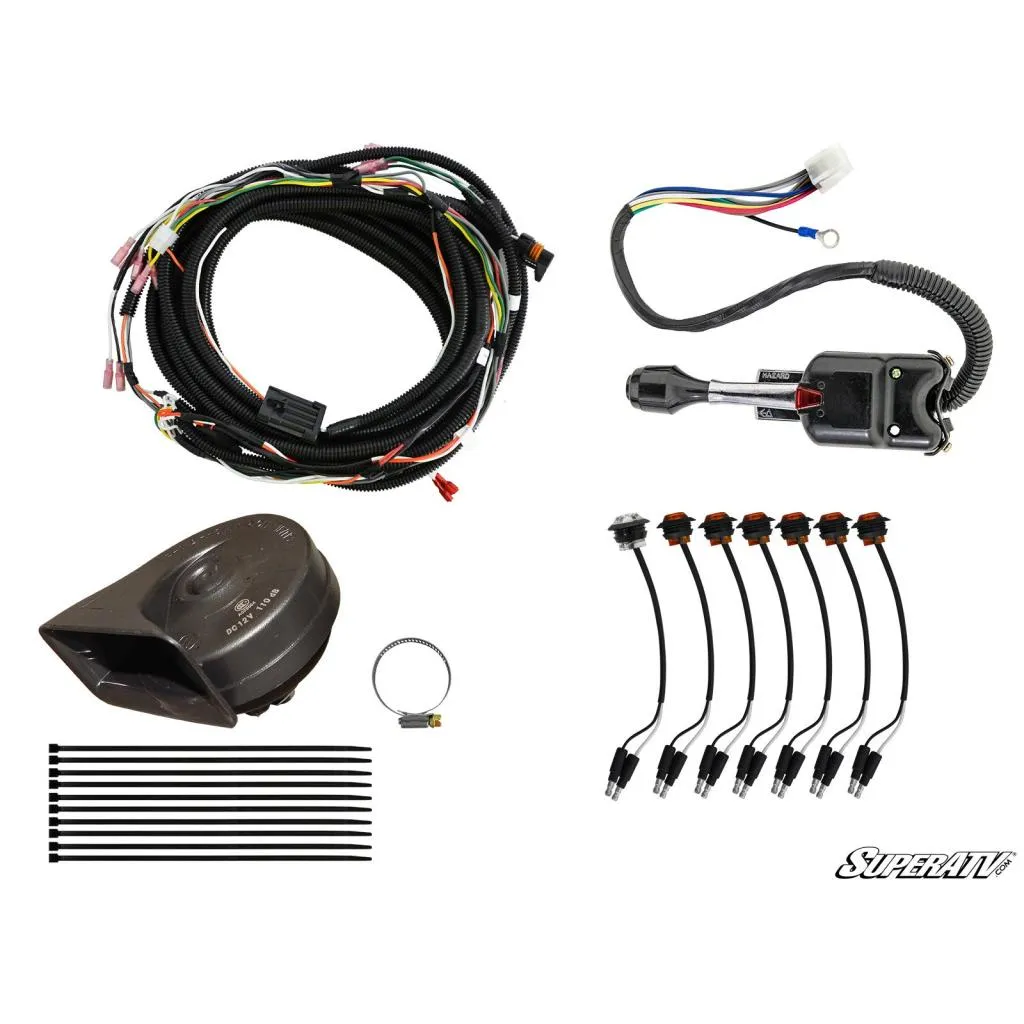 SuperATV Polaris RZR XP Turbo Plug & Play Turn Signal Kit