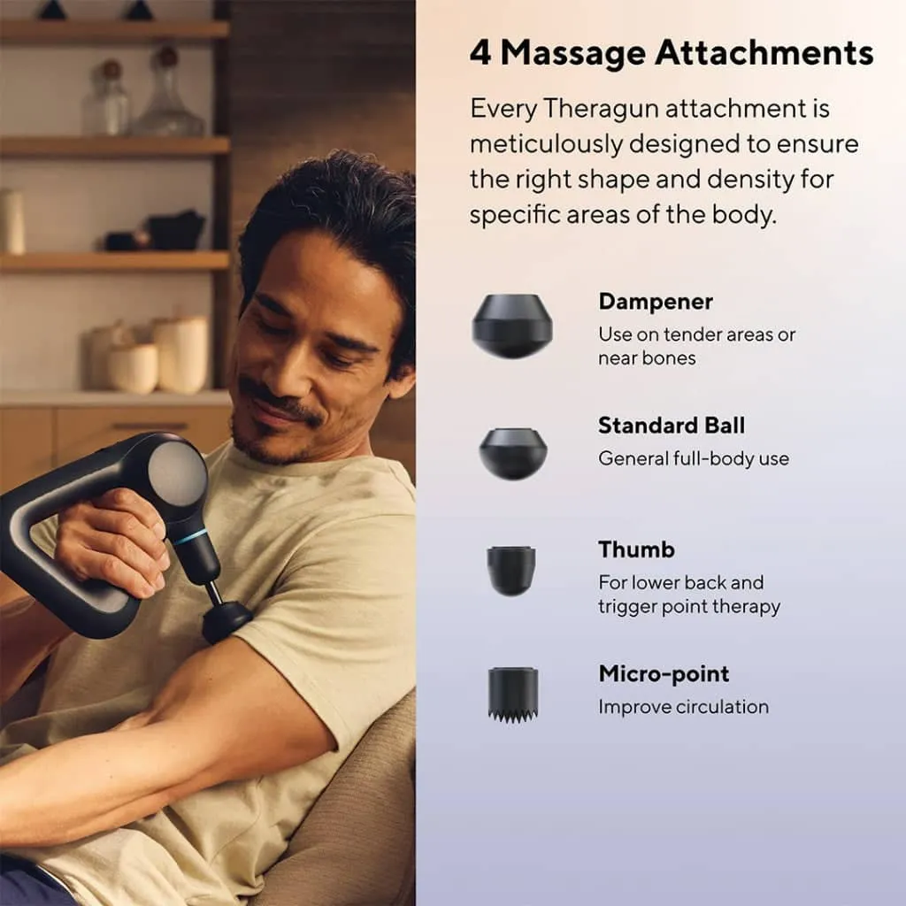 Theragun Prime 5th Generation - Quiet Deep Tissue Therapy Massage Gun