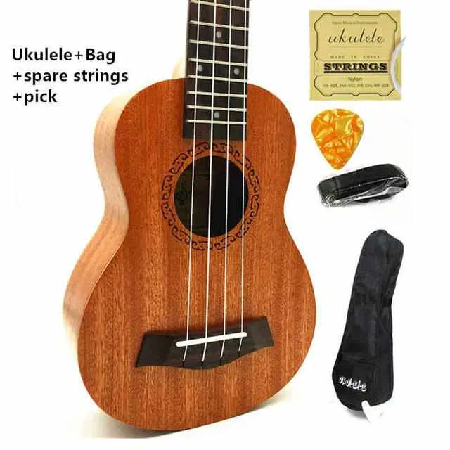 Ukulele Concert / Soprano / Tenor - Mini Hawaii Acoustic Guitar
